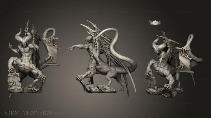 Figurines heroes, monsters and demons (Dance the Vampires Archatreon in Monster Form, STKM_11791) 3D models for cnc