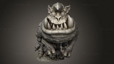 Figurines heroes, monsters and demons (Goblin Ticksaur, STKM_11793) 3D models for cnc