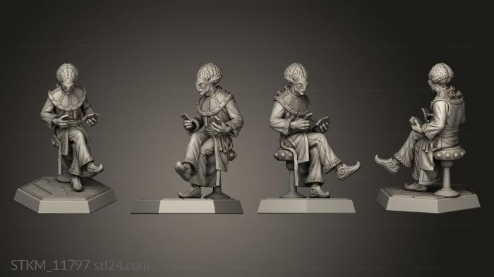 Figurines heroes, monsters and demons (Characters Frogniac, STKM_11797) 3D models for cnc