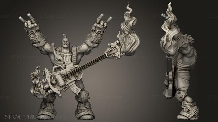 Figurines heroes, monsters and demons (Burning Lands Earth Rocker Rocking, STKM_11804) 3D models for cnc