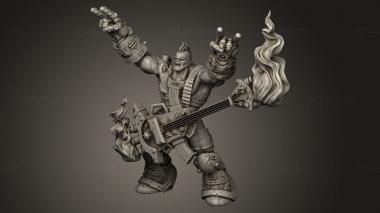 Figurines heroes, monsters and demons (Burning Lands Earth Rocker Rocking, STKM_11804) 3D models for cnc