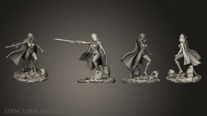 Figurines heroes, monsters and demons (Gamora Titan Daughter gm, STKM_11806) 3D models for cnc