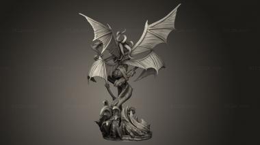 Figurines heroes, monsters and demons (Storm Sirens Siren, STKM_11815) 3D models for cnc