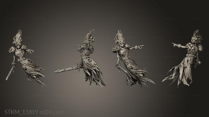 Figurines heroes, monsters and demons (heroes batch, STKM_11819) 3D models for cnc
