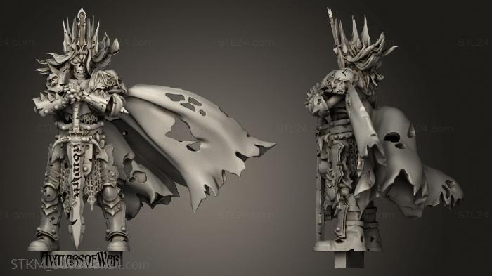 Figurines heroes, monsters and demons (heroes batch, STKM_11820) 3D models for cnc