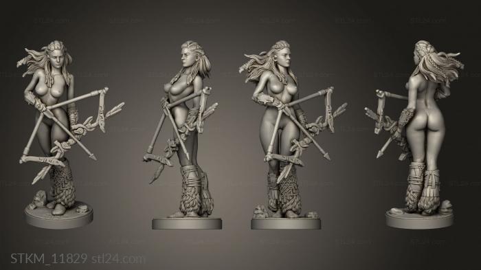 Figurines heroes, monsters and demons (Alloy, STKM_11829) 3D models for cnc
