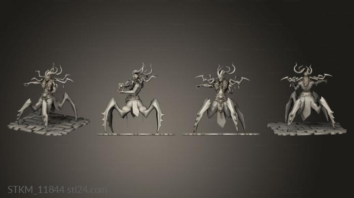 Figurines heroes, monsters and demons (Baal, STKM_11844) 3D models for cnc
