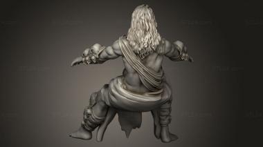 Figurines heroes, monsters and demons (Hades, STKM_11850) 3D models for cnc