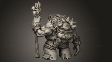 Figurines heroes, monsters and demons (FT Forest Troll, STKM_11856) 3D models for cnc