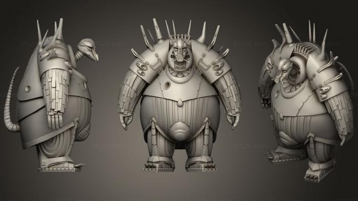Figurines heroes, monsters and demons (Skryre Mech Vermin Bigfella, STKM_1186) 3D models for cnc