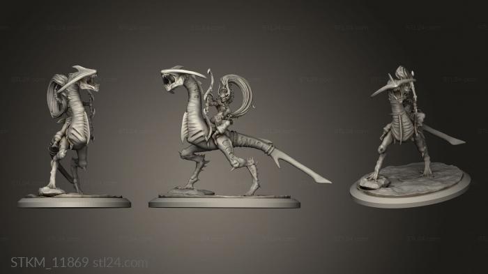 Figurines heroes, monsters and demons (City Angels Voluptuaries Chasers, STKM_11869) 3D models for cnc