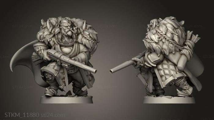 Figurines heroes, monsters and demons (Alexander ertrap the Chunky Hunter ch, STKM_11880) 3D models for cnc