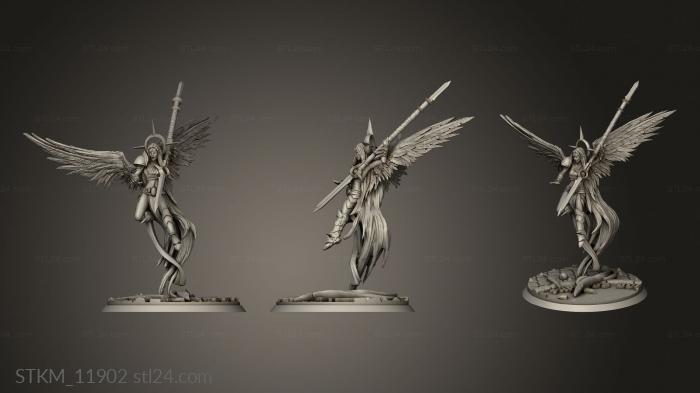 Figurines heroes, monsters and demons (Angels the Empyrean Host, STKM_11902) 3D models for cnc