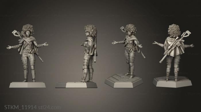 Figurines heroes, monsters and demons (Characters Bargaining Bountyhunter, STKM_11914) 3D models for cnc