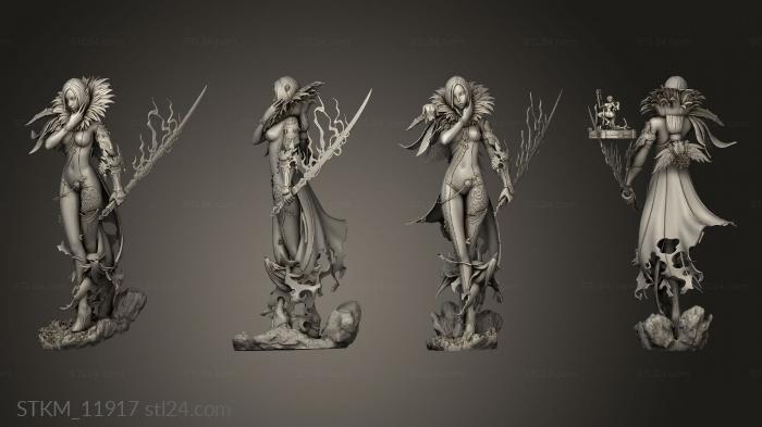 Figurines heroes, monsters and demons (BLADE SOULS, STKM_11917) 3D models for cnc
