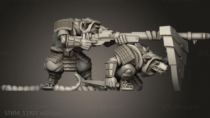 Figurines heroes, monsters and demons (US Murata Rawshooter NC, STKM_11921) 3D models for cnc