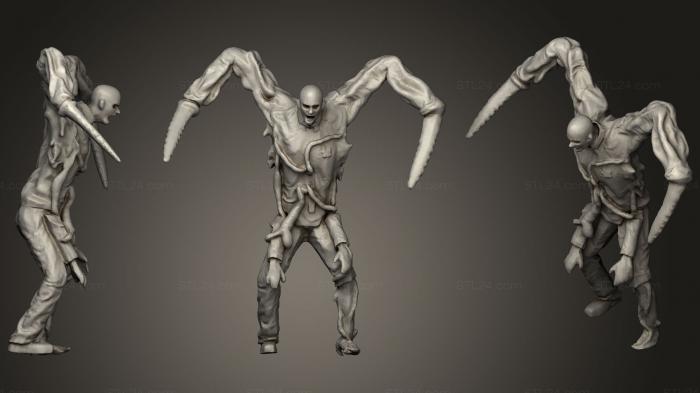 Figurines heroes, monsters and demons (Slasher Scientist  Tabletop Miniatures, STKM_1193) 3D models for cnc