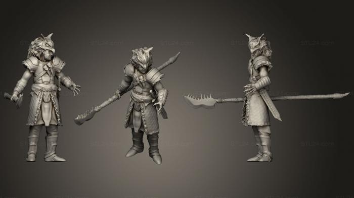 Figurines heroes, monsters and demons (Slayer Of The Skull (Arnak Tarodo), STKM_1194) 3D models for cnc