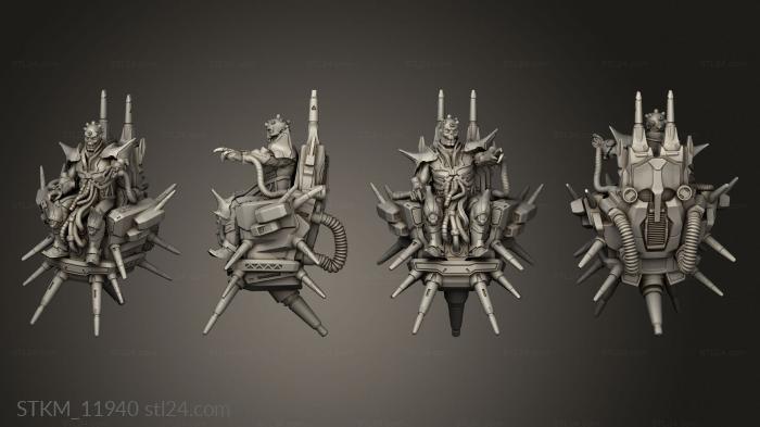 Статуэтки герои, монстры и демоны (Персонаж кибертор, STKM_11940) 3D модель для ЧПУ станка