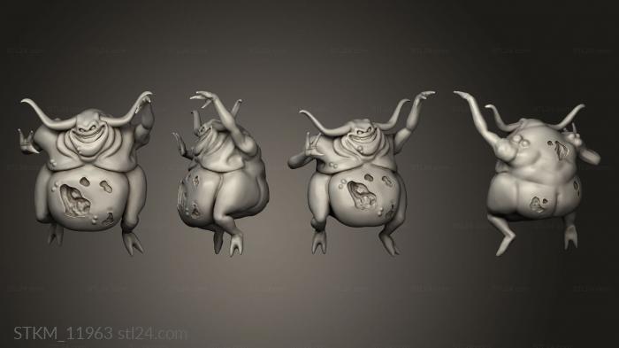 Figurines heroes, monsters and demons (Nurgle, STKM_11963) 3D models for cnc