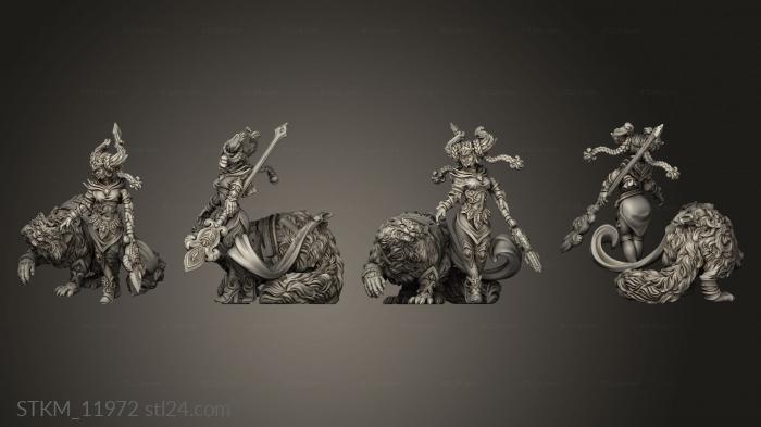 Figurines heroes, monsters and demons (Alliance the Unicorn Estarin Animal Cher, STKM_11972) 3D models for cnc