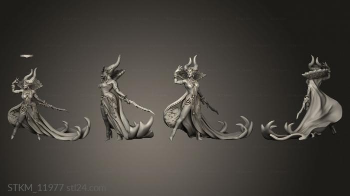 Figurines heroes, monsters and demons (Halloween Dark Fairy Tales Evil Queen, STKM_11977) 3D models for cnc