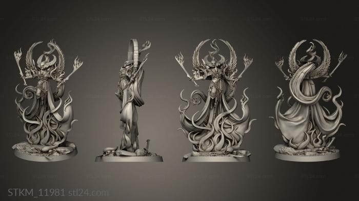 Figurines heroes, monsters and demons (Altanarion The Ever Reborn King, STKM_11981) 3D models for cnc