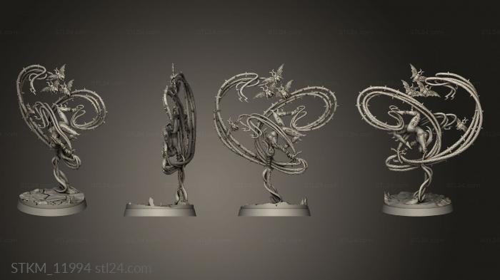 Figurines heroes, monsters and demons (City Angels Yaris Whip Dancer, STKM_11994) 3D models for cnc