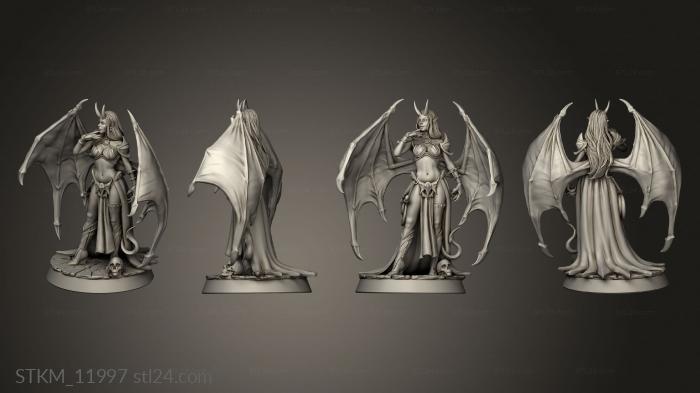Figurines heroes, monsters and demons (City Portals Succubus AC, STKM_11997) 3D models for cnc