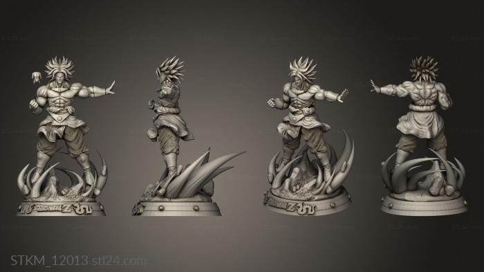 Figurines heroes, monsters and demons (Dragonball, STKM_12013) 3D models for cnc