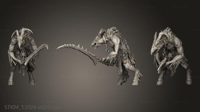 Figurines heroes, monsters and demons (avian raider squad heavy, STKM_12026) 3D models for cnc