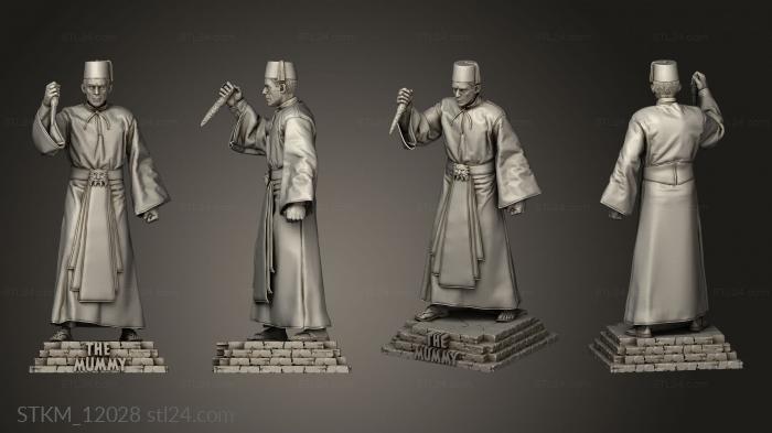 Figurines heroes, monsters and demons (Mummy, STKM_12028) 3D models for cnc