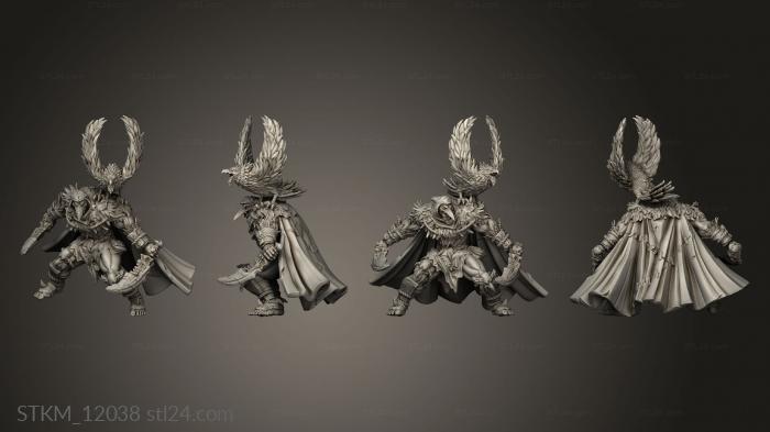 Figurines heroes, monsters and demons (Warriors Xago Roguec Warriors, STKM_12038) 3D models for cnc