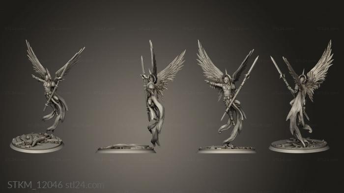 Figurines heroes, monsters and demons (Angels the Empyrean Host, STKM_12046) 3D models for cnc
