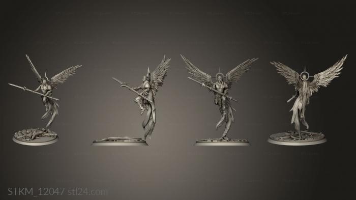 Figurines heroes, monsters and demons (Angels the Empyrean Host, STKM_12047) 3D models for cnc