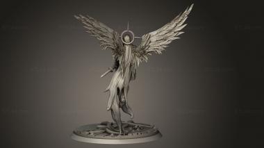 Figurines heroes, monsters and demons (Angels the Empyrean Host, STKM_12047) 3D models for cnc