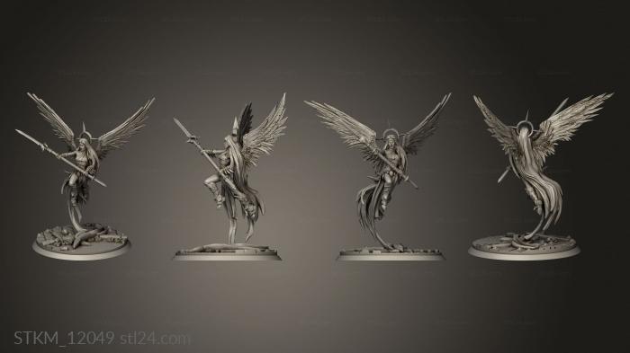 Figurines heroes, monsters and demons (Angels the Empyrean Host, STKM_12049) 3D models for cnc