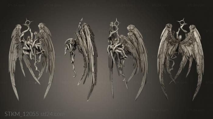 Figurines heroes, monsters and demons (Angels the Empyrean Clariel Resurrection Angel Resurrection, STKM_12055) 3D models for cnc