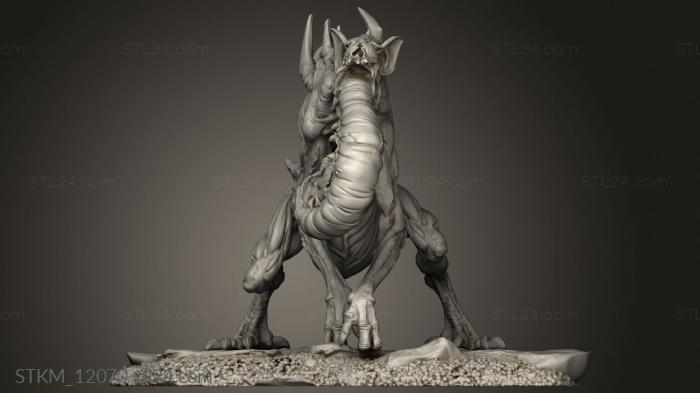 Figurines heroes, monsters and demons (Bloodsuckers, STKM_12070) 3D models for cnc