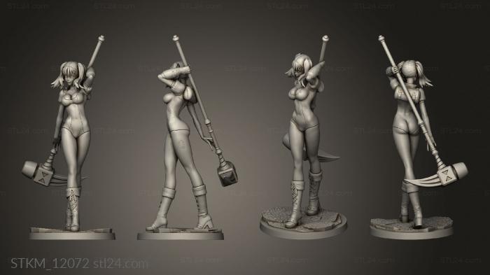 Figurines heroes, monsters and demons (Azerama Diane NSFW Dianever, STKM_12072) 3D models for cnc