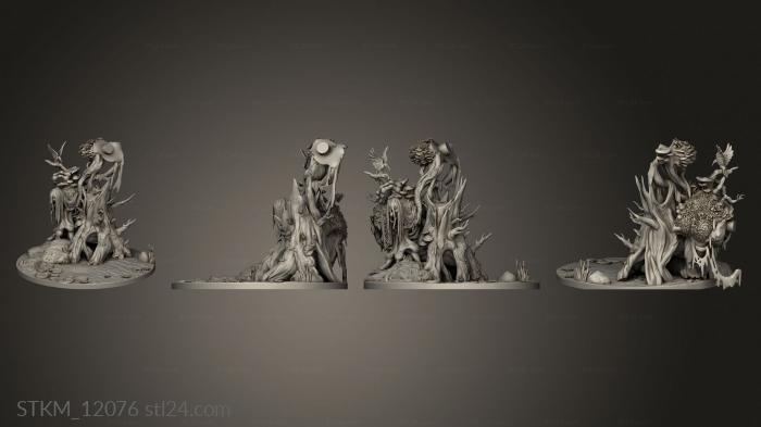 Figurines heroes, monsters and demons (Forest Wood Spirit, STKM_12076) 3D models for cnc