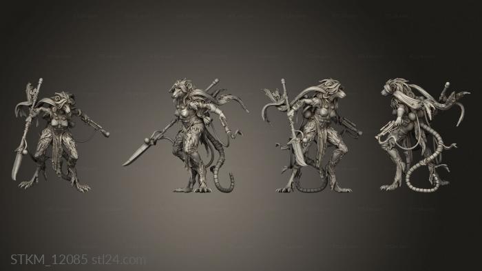 Figurines heroes, monsters and demons (ATLAS ezra engineer, STKM_12085) 3D models for cnc