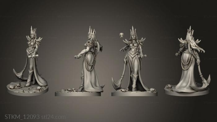 Figurines heroes, monsters and demons (Little, STKM_12093) 3D models for cnc