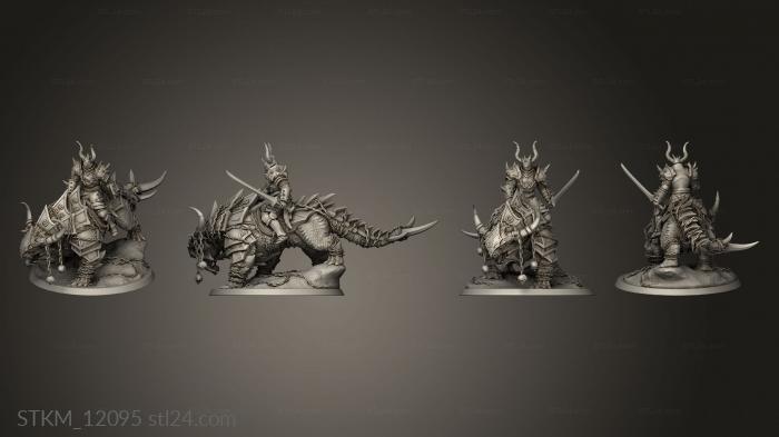 Figurines heroes, monsters and demons (Araki Sword Idle Mount, STKM_12095) 3D models for cnc