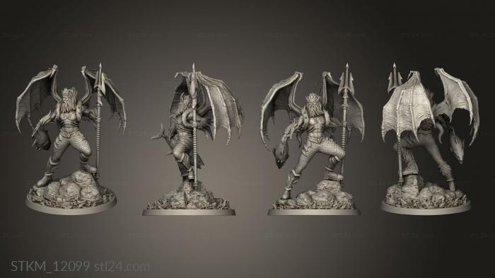 Figurines heroes, monsters and demons (Baltic Mythology Bangputys, STKM_12099) 3D models for cnc
