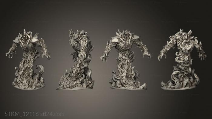 Figurines heroes, monsters and demons (City Portals Adorned Fire Elemental FNAC, STKM_12116) 3D models for cnc
