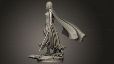 Figurines heroes, monsters and demons (Asajj Ventress Star Wars, STKM_12118) 3D models for cnc