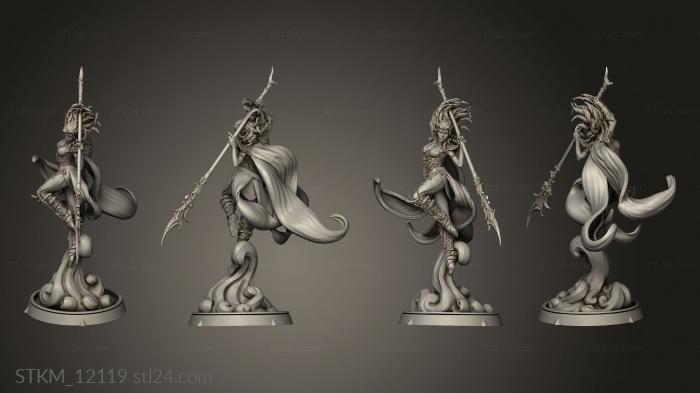 Figurines heroes, monsters and demons (Asaria Miraluna Hero, STKM_12119) 3D models for cnc