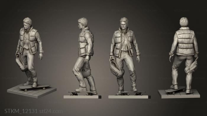 Figurines heroes, monsters and demons (Back to the Future MARTY and Doc Bit bag, STKM_12131) 3D models for cnc