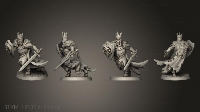 Figurines heroes, monsters and demons (Bonython, STKM_12135) 3D models for cnc